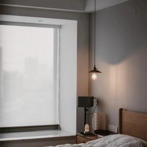 Bedroom Vertical Honeycomb Blinds , Motorized Up And Down Day And Night Cellular