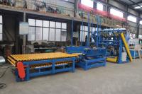 Linha de produção automática de máquina de pregar paletes de madeira com empilhadeira