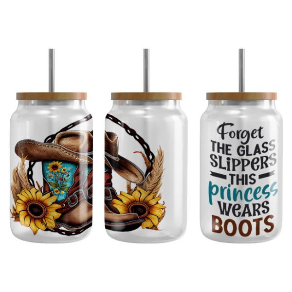 Decal UV DTF Transfer Film Sticker For 40oz 16oz 20oz Glass Cup