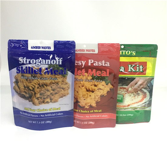 250g 500g 1kg Snack Bag Packaging Stand Up Zipper Top Bag For Nuts Snack Food