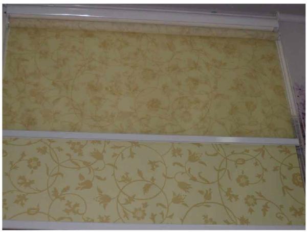 Motorised Electric Roller Blind Hotel White Sunscreen, Anti-UV