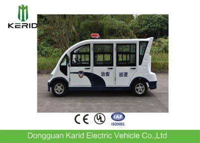 Carros-patrulha elétricos da segurança de Mini Bus Full Enclosed 48V 4KW com motor de C.A.