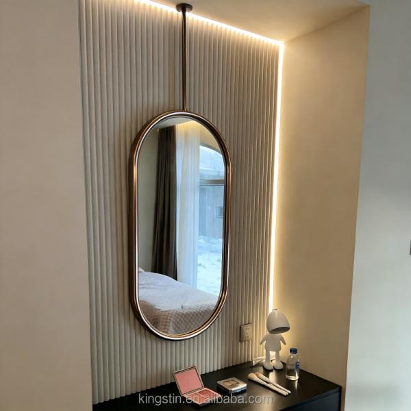 Kingstin Premium Aluminum Alloy Bathroom Mirror Frame with Waterproof Design