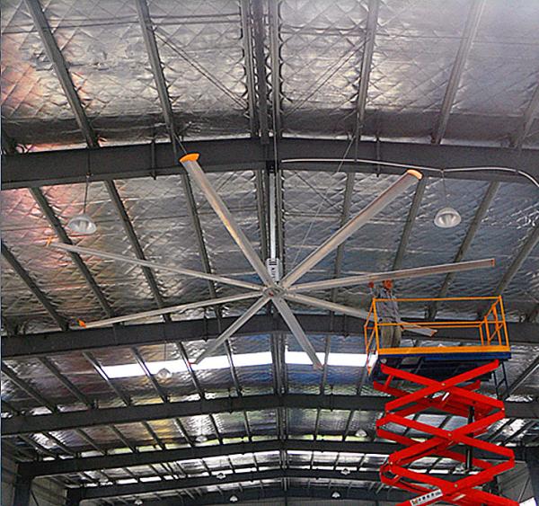 Aluminum Large Ceiling Fans 24 ft / 20 ft Big Size Low Power Consumption Ceiling Fan