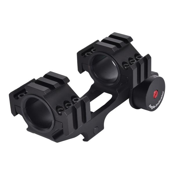22mm Width Dual Ring Scope Mount with Bubble Level and Angle Indicator Center Height 21mm