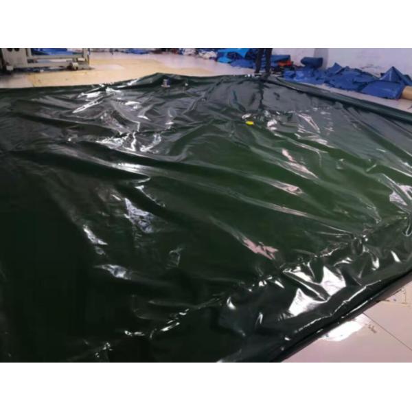 40000 Liter Liquid Tarpaulin Water Tank , Inflatable Pvc Water Storage Tank Portable Water Tanks
