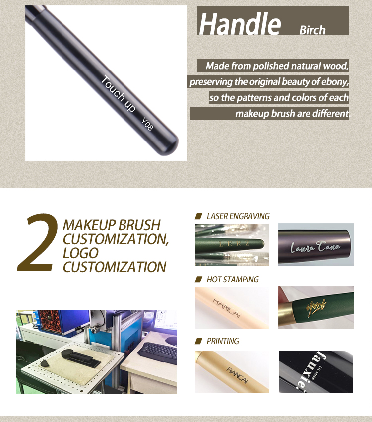 Eco-friendly Nylon Cream Brush, OEM/ODM Services Available-Product Code: Y08