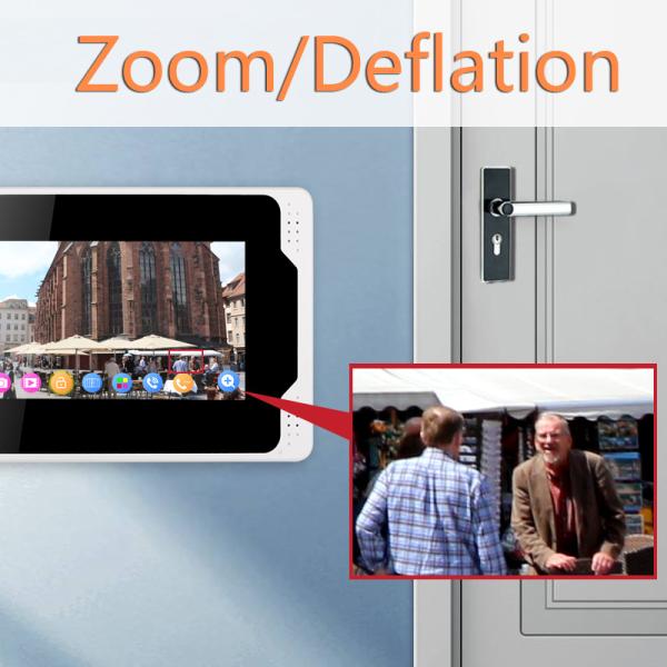 2.0MP HD Two Way Video Intercom 4 Wire Tuya APP System For Villa Gate Keeping