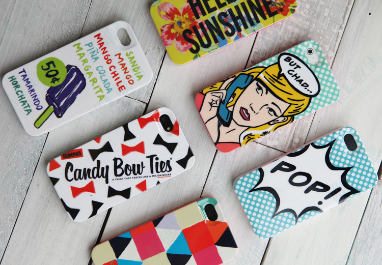 Cartoon Iphone 5 Hard Shell Case 3 in 1 Colorful Against Shock