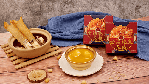 zeagrove Золотой абэлон и рыба Мау тушеное Традиционная азиатская травяная сущность Питательное морепродукты блюдо с высоким содержанием белка Гурманское удовольствие