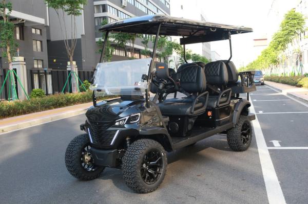 Premium Seat McPherson Independent Suspension 4+2 Six-Seater Golf Cart Off-Road Tires