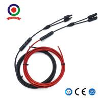 O cabo de extensão UV 6mm2 do painel solar da resistência picovolt cabografa Mc4 o conector TUV