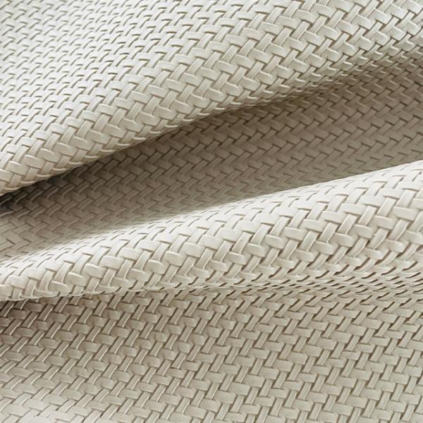 Soft Woven Pattern PVC Leathers Commercial Upholstery Fabric Solution