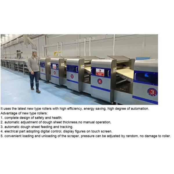 Fully Automatic BFP-800 Fried Instant Noodle Production Line industrial noodle making machine