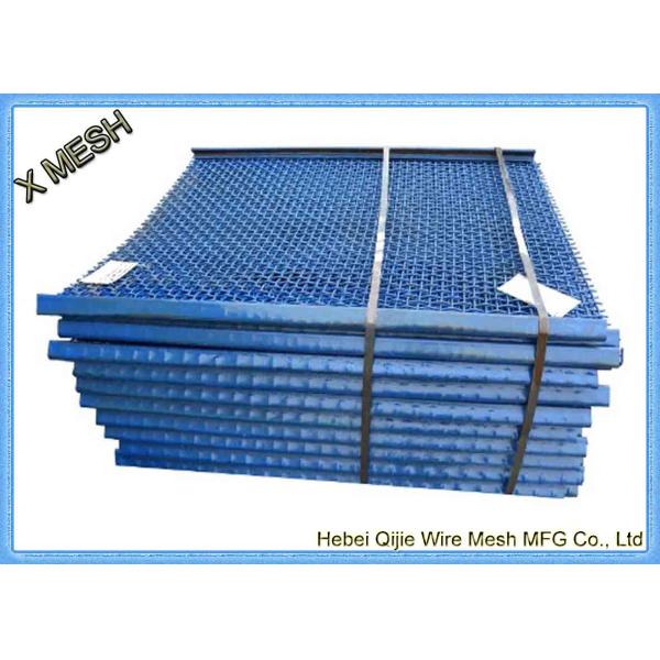 Tamiz vibratorio de piedra que envuelve la malla resistente de la pantalla del metal gancho de 45 grados