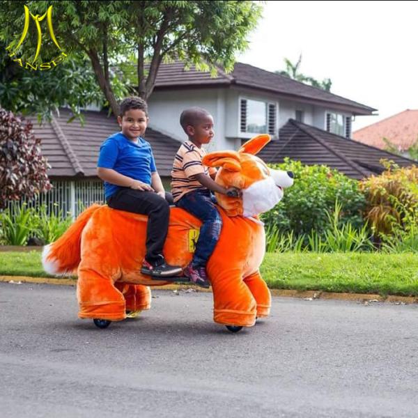 Hansel entertainment stuffed animal moving electric ride on furry animal rides
