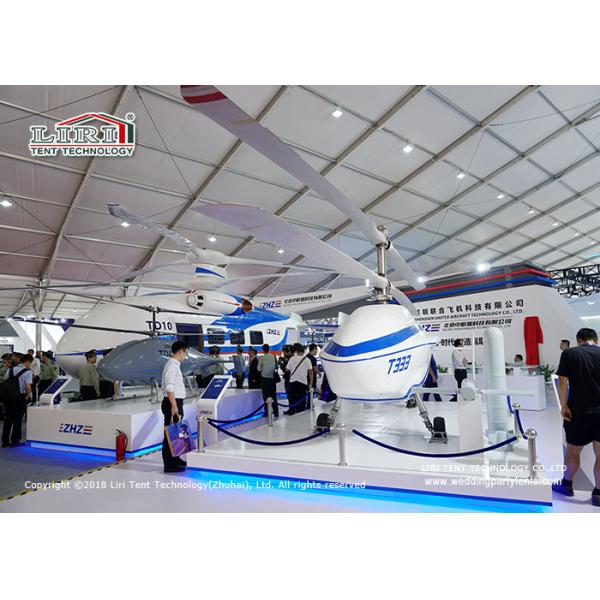 25m Outdoor Exhibition Tents Waterproof Strong Aluminum Airshow Enclosed