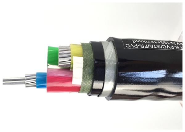 XLPE Insulated PVC Sheath Aluminum Armoured Cable Low Votlage STA Armored XLPE Power Cable YJLV22