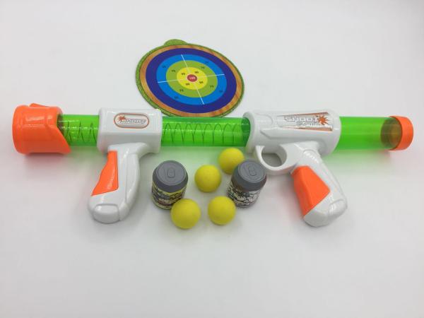 Safe Kids Sports Toys Pump And Launch Blaster Shooting Toy Gun With Foam Balls