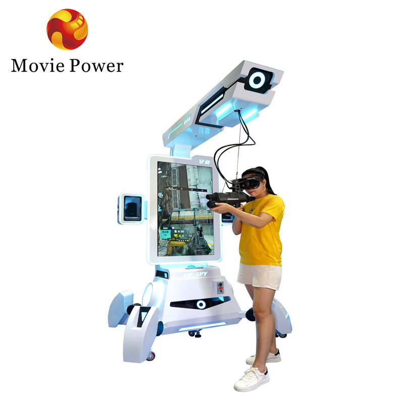 1 монетка игрового автомата оружия виртуальной реальности 9d машины всхода Vr игрока стоя работала