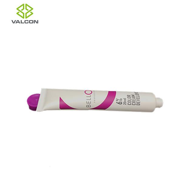 Customized Shampoo Tube Packaging UV Screw Cap Diameter 25 MM For Hair Dye