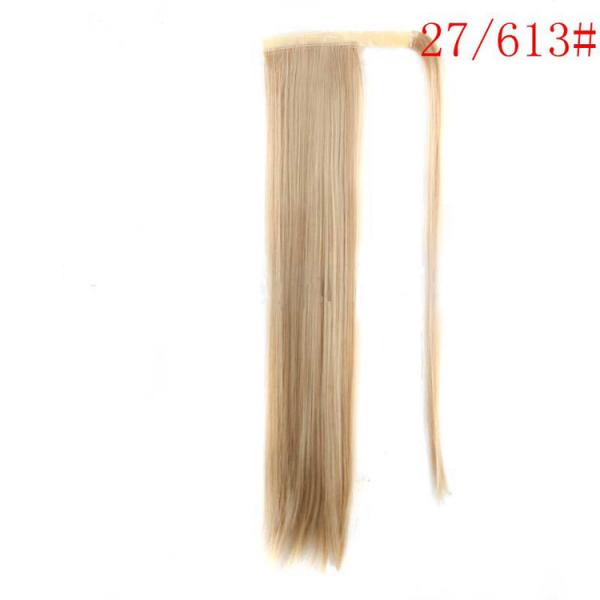Fácil manutenção Extensões de cabelo humano cabelo humano longo Velcro cavalo cauda