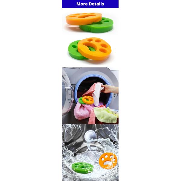 Reusable Double Sided Pet Hair Remover Clothes Furniture For Laundry Pet Fur Remover