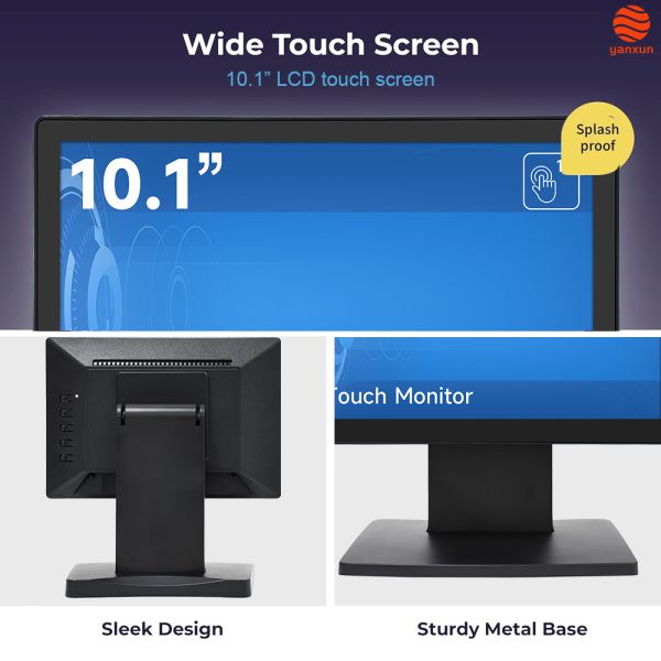 10.1” 10-Point Touch POS Machine  Windows 11 Pro/Android 11, Core i5/2GB RAM, 128GB/32GB Storage, Multi-Port Connectivity for Retail & Hospitality