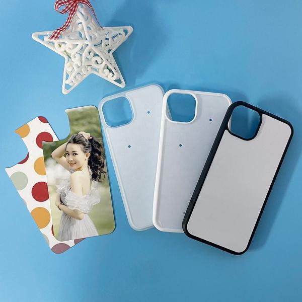 2D TPU PC Custom Print Sublimation Blanks Phone Case For Iphone 12 13 14 15 Pro Max Mobile Phone Covers