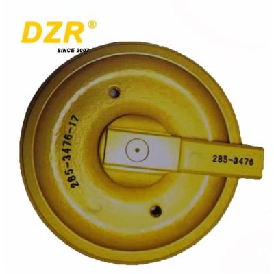 40Mn2 Material Idler frontal para escavadeira 285-3476 D5k Partes substituiveis do trem