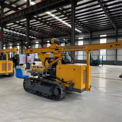 Rock Drilling Pneumatic DTH Drilling Rig Dia 100-150mm Drill Hole with AC Motor