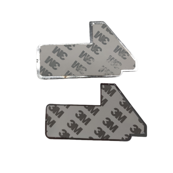 Mitsubishi for Toyota Customized 3D ABS Plastic Car Emblem Electroplated Chrome Vehicle Logo Body Sticker OEM/ODM Car Badge