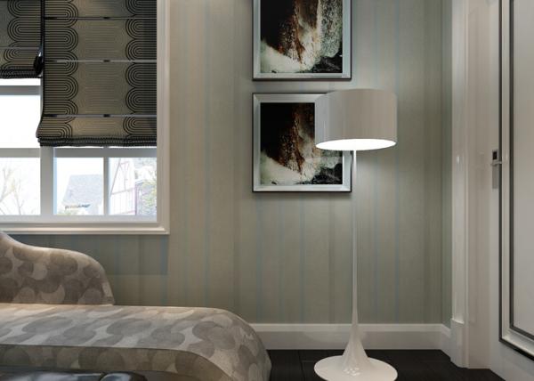 0.53*10M Embossed Vinyl Wallpaper With Stripes Pattern for Living Room