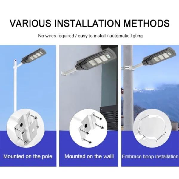 свет Steet на открытом воздухе ABS уличных светов СИД 100W теплого белого солнечный