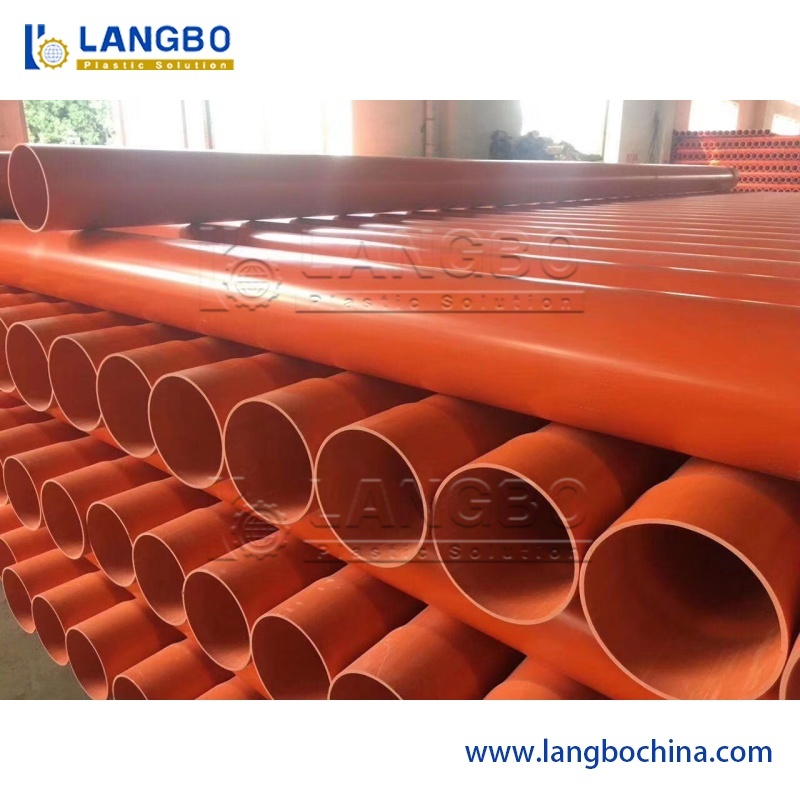 Fully Automatic PVC Pipe Extrusion Line with Twin Screw Extruder for 16mm to 630mm Pipe Production