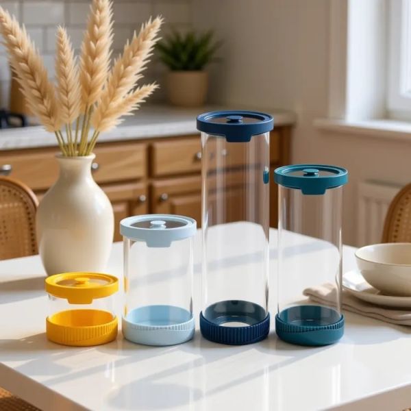Bouteille en verre borosilicate avec couvercle ventilé et base en silicone