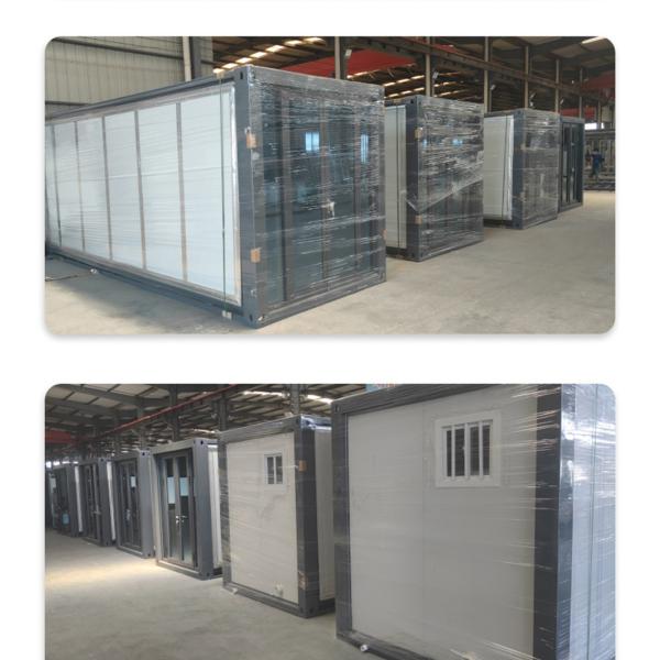 Double wing folding box mobile room can be foldable living container expansion room spread wing packing box room