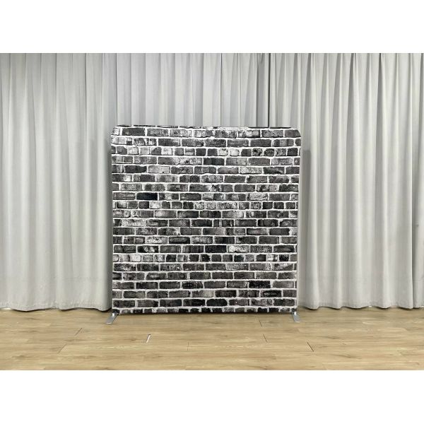 Expo Photo Booth Cloth Backdrop 7.6x7.6 Straight Pillow Case Backdrop