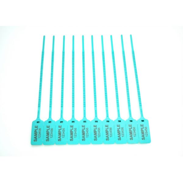 300mm Length Plastic Security Seals With 340 N Tensile Strength And Pull Tight Sealing