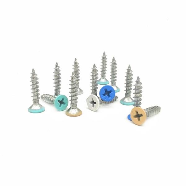 M20 Stainless Steel Cross Paint Self Tapping Screws Flat Head