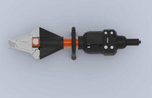Cisaille électro-hydraulique de secours pour charges lourdes