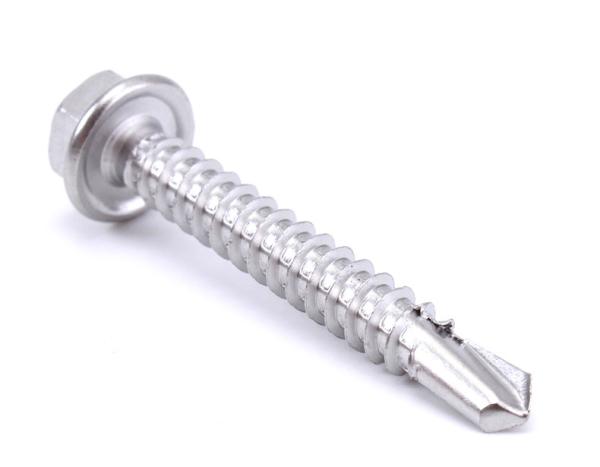 Stainless Steel Hexagon Flange Head Drilling Screw With Tapping Screw Thread
