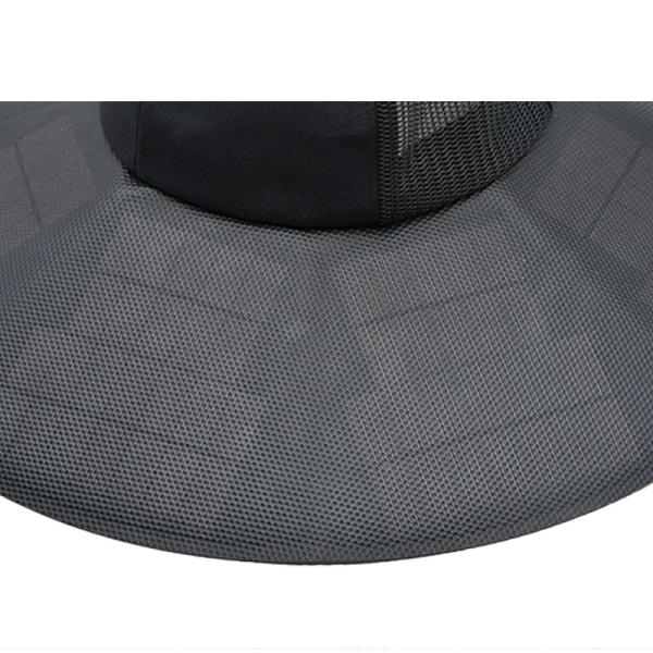 Outdoor New Solar Power Cap Custom UV Resistant Portable Rechargeable Camping Travel Fishing Mountaineering Sun Bucket Hat