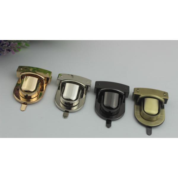 Fashionable design bag fitting zinc alloy gold color snap press locks for purse