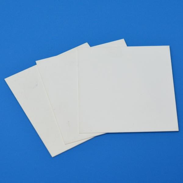 Circuit Ceramic Substrate , Alumina Ceramic Plate Square Shaped Cost Effective