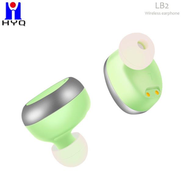 LED Intelligence Display True Wireless Stereo Earphone 5H Green Color