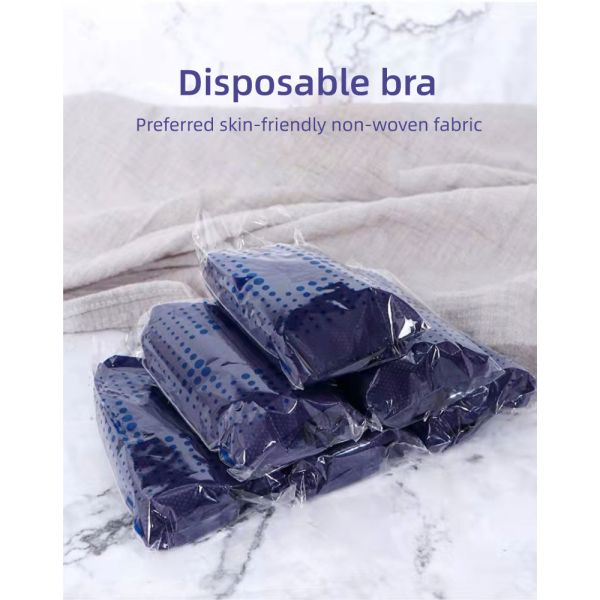 Disposable Bra for Women Nonwoven Underwear Spa Tops Individually Packed