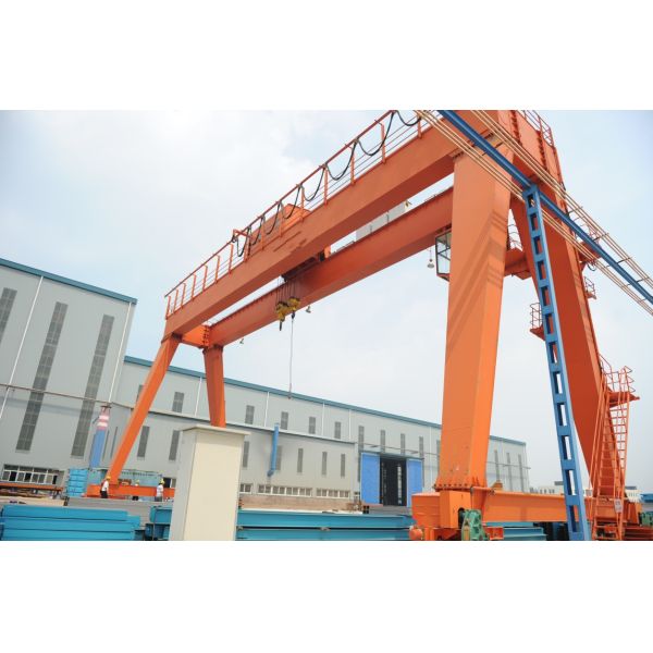 Customized Span Double Beam Mobile Gantry Crane with 50 Ton Lifting Capacity for Construction Sites