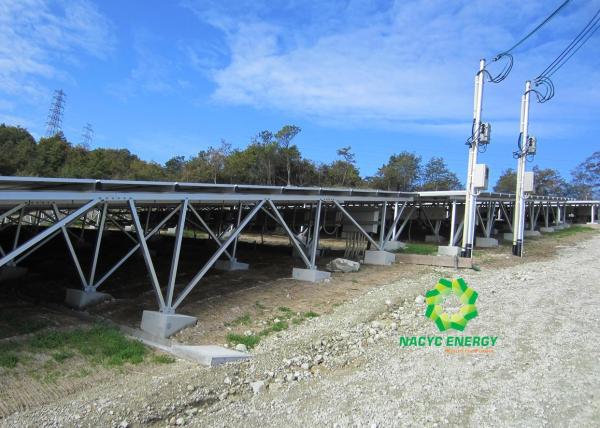 Sistema solar montado terra do racking feito em China 200KW, 300KW, 500KW