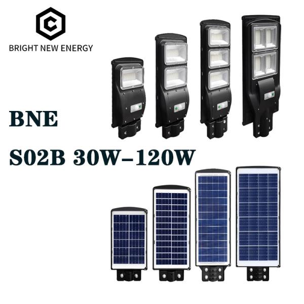 AC85-265V Solar Road Lights 60 Watt Infrared Sensor 3000-6500K Energy Saving